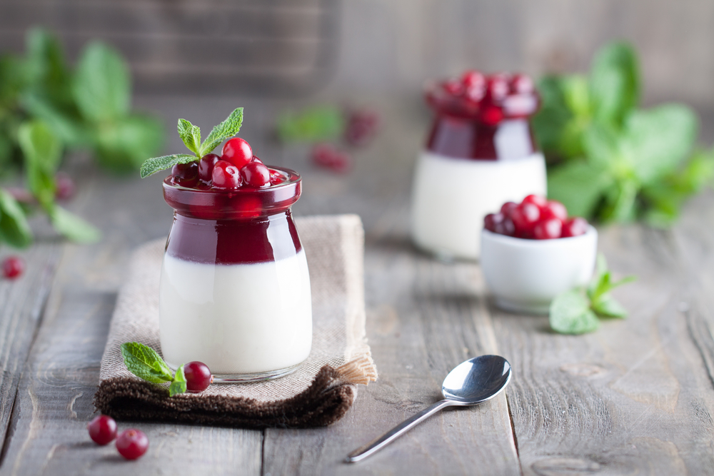 Yoghurt panna Cotta