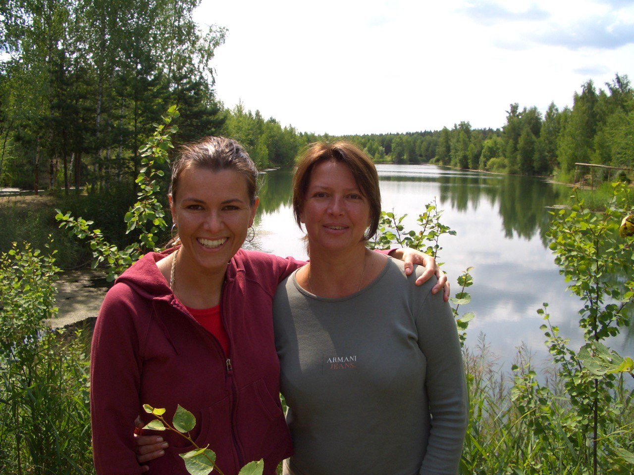 Мама и дочь: Елена Забанова и Полина Зарубьян
