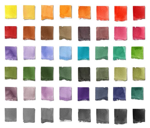 Watercolor Color Chart
